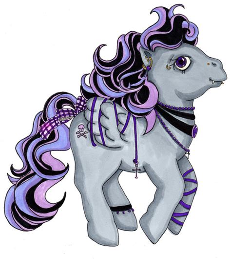 My Goth Little Pony By Fehlerlos On Deviantart