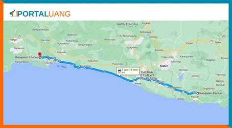 Pacitan Cilacap Berapa Jam Dan Berapa Kilo Km