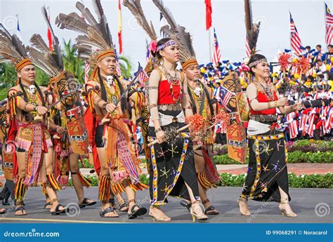 Murut Ethnic Group Of Borneo During Malaysia Independence Day Editorial