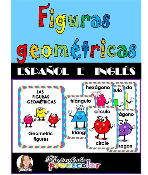 figuras geométricas español e inglés XPPP