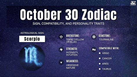 October 30 Zodiac Sign Personality - Astral Zodiac