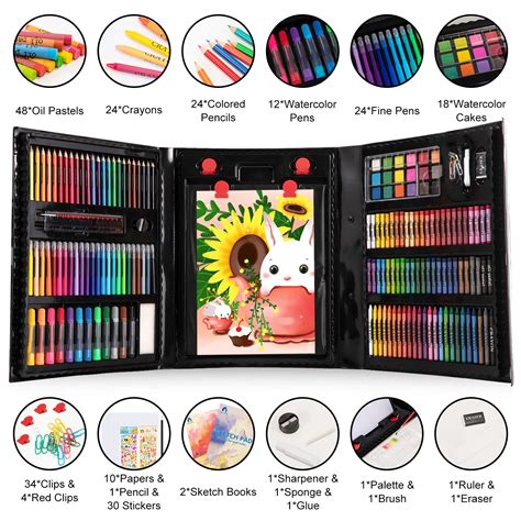 Colomera Arts 276 Pcs Art Supplies Drawing Art Kit For Kids Adults Set