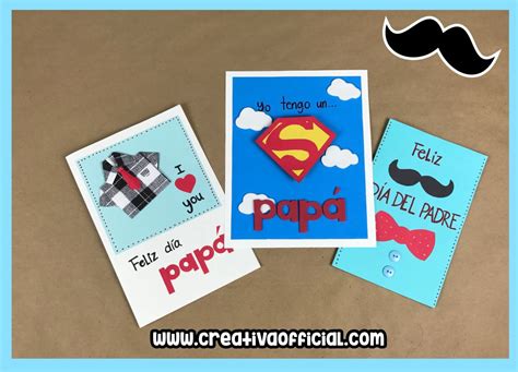 Tarjetas Para PapÁ FÁciles De Hacer Especial Día Del Padre Creativa Official