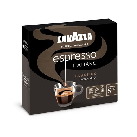 Lavazza Caf Moulu L Espresso Italiano Classico Intensit X G Pas