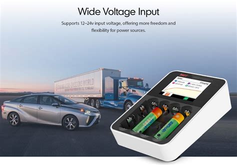 ISDT C4 EVO Smart Battery Charger - with Type-C QC3.0 Output for AA AA ...