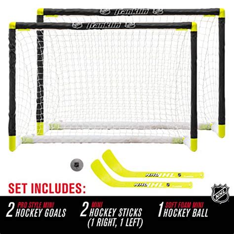 Franklin Sports Knee Hockey Goal Set - Mini Hockey Goals - 2 Goals ...