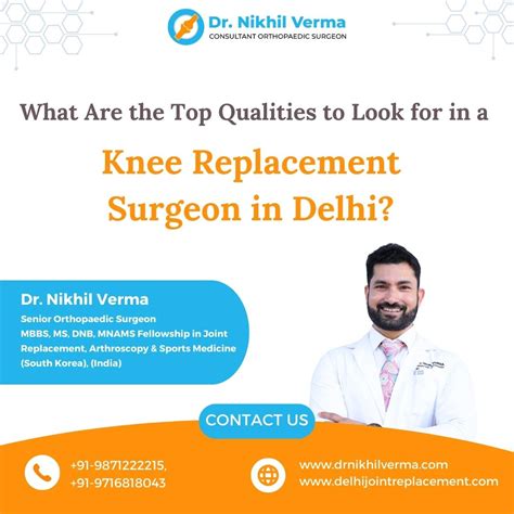 What Are The Top Qualities To Look For In A Knee Replacement Surgeon In