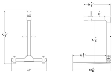 Pallet Forks - Heiden Crane Attachments