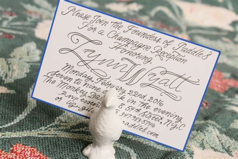 Hand Lettered Calligraphy Invitations - Etsy