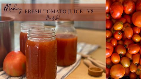 Making Healthy And Delicious Tomato Juice The Best V8 Juice Recipe