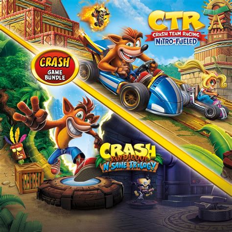 Pacote Crash Bandicoot N Sane Trilogy Ctr Nitro Fueled S Xbox