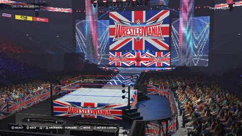 Wwe K Custom Arena Wwe Wrestlemania Uk Youtube