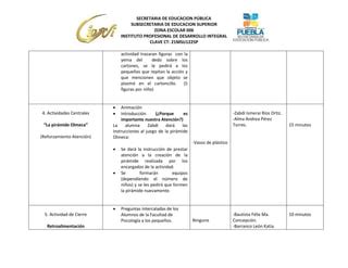 Cronogr Ma De Actividades Docx Descarga Gratuita