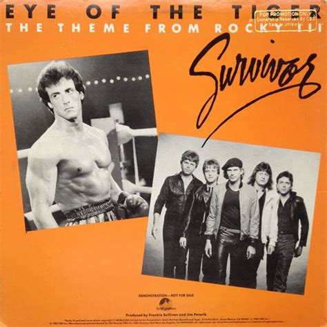 Vinyl Video Survivor Eye Of The Tiger [1982]