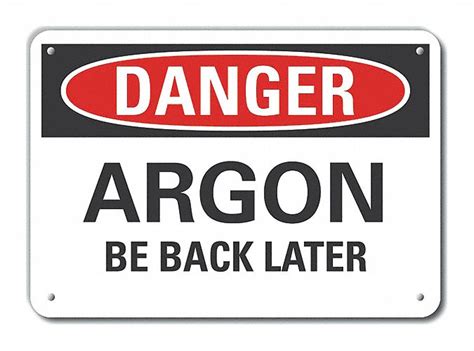 LYLE Aluminum Humor Danger Sign, 10x14in - 63KE39|LCU4-0414-NA_14X10 ...