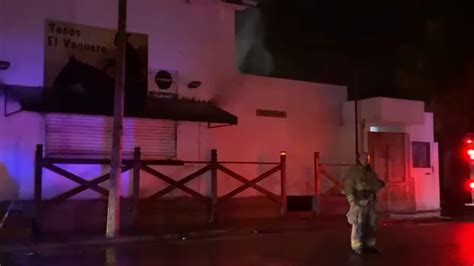 Incendio Consume En Su Totalidad Taquer A De La Colonia Gabilondo