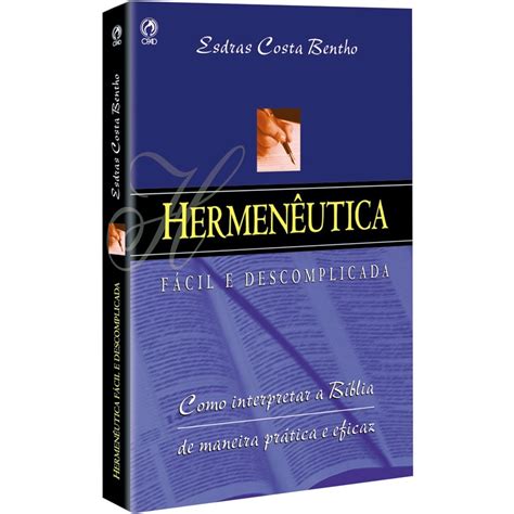 Hermenêutica Fácil E Descomplicada Livro Cpad R 39 49 em Mercado Livre