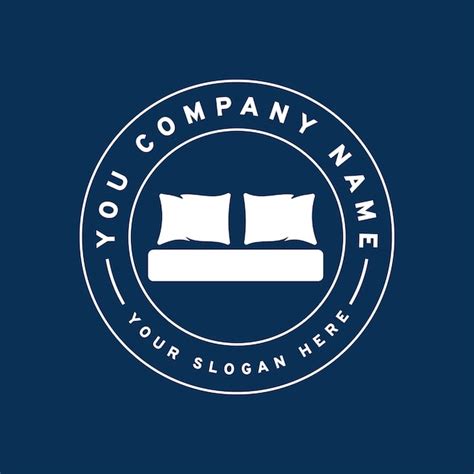 Premium Vector Sleep Bed Mattress Logo Template