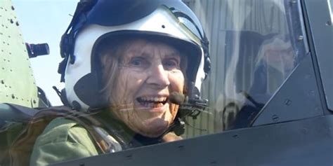 A 92 Year Old World War Ii Fighter Pilot Flies Her Plane For The First