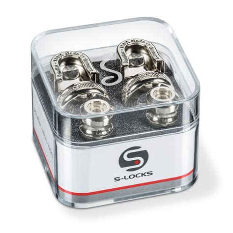 Stringsnordic Schaller S Locks Strap Lock Set Nickel