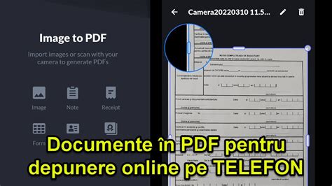 Creare Pdf Din Documente Pe Telefon Digitalizare Documente Pentru