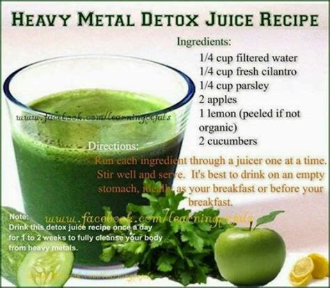 Heavy Metal Detox Juice Detoxdrinks Detox Juice Recipes Juicing Recipes Metal Detox