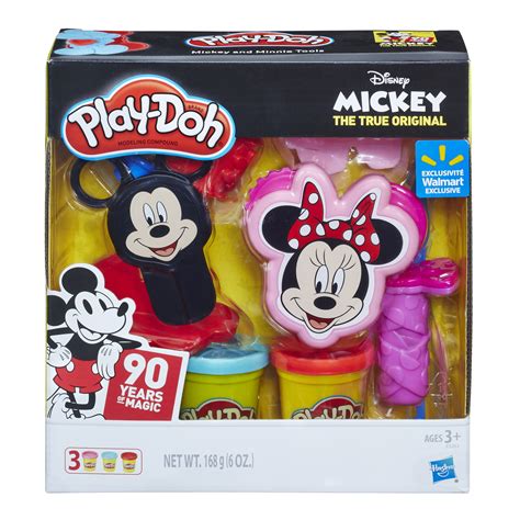 Play Doh Disney 90th Anniversary Mickey And Minnie Tools Set With 3