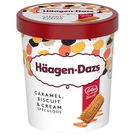 H Agen Dazs Glace Biscuits Et Caramel Sp Culoos Haagen Dazs