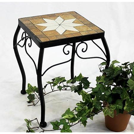 Dandibo Tabouret Porte Fleurs Merano Mosa Que Support De Fleurs