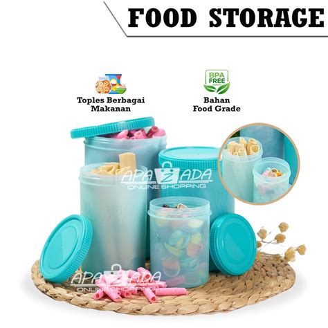 Jual Apazada Toples Plastik Ruby Storage Set Of Pcs Toples