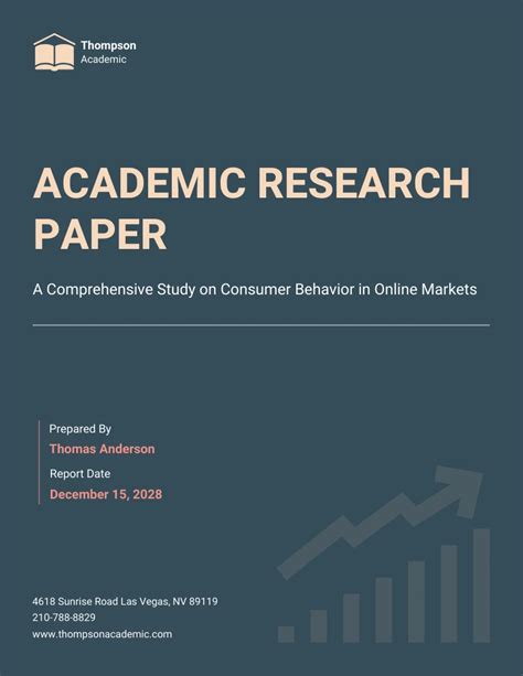 Academic Research Paper Report Template Venngage