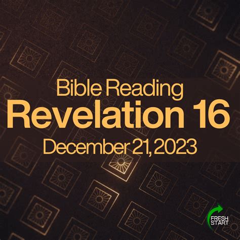 December 21 2023 Bible Reading FRESH START FELLOWSHIP