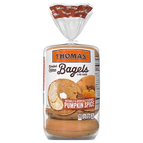 Save On Thomas Limited Edition Bagels Pumpkin Spice Bagel Ct Order