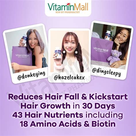 Hair Plus Ii With Amino Acids Hair Growth Supplement Stop Hair Loss