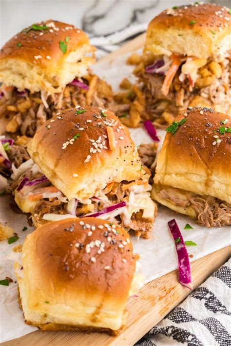 Easy BBQ Pulled Pork Sliders Recipe The Fresh Cooky