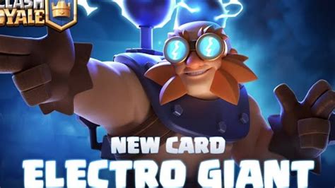 Gigante El Ctrico Confirmado Nueva Carta De Clash Royale Youtube