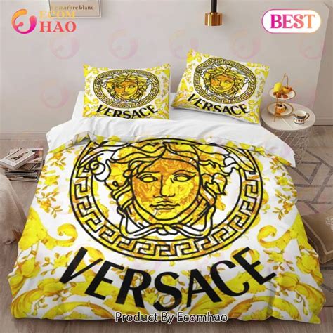 Comforter Sets Golden Logo White Full Louis Vuitton Bedding Set Ecomhao Store