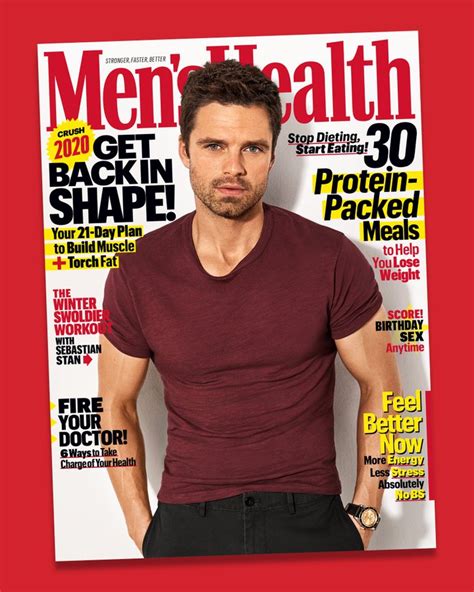 Us Mens Health Magazine Jan Feb 2020 Sebastian Stan Cover