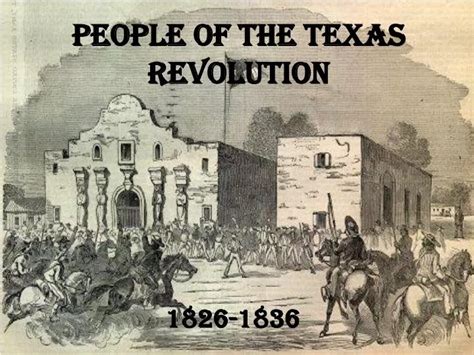 PPT - People of the Texas Revolution PowerPoint Presentation, free ...