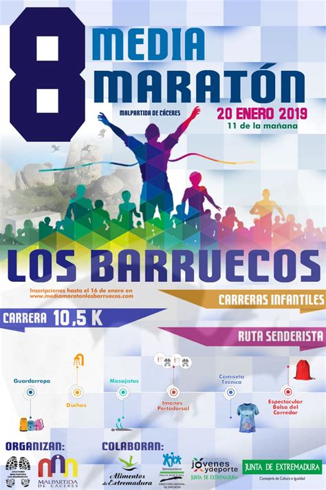 VIII Media Maratón Popular Los Barruecos Atletismo Extremadura