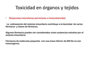 Toxicidad De Los Farmacos Ppt