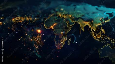 Explore The Earth At Night From Space In This Interactive Map Animation