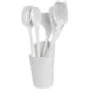 Hutzler Melamine White Utensils And Crock Set Of Wh The