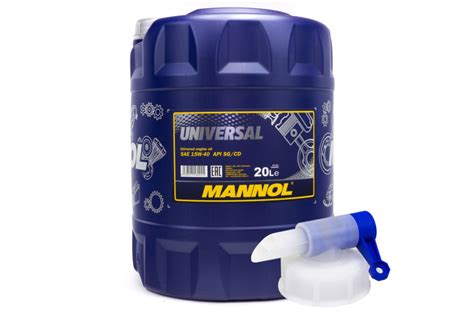 MANNOL Motoröl 15W 40 Universal 20 Liter Auslasshahn online kaufen im