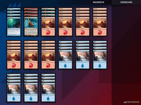 Modern Izzet Combo Deck By Snazycat Mtg Decks