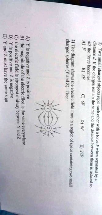 Solved E Y And Z Must Have The Same Sign Y Is Positive And Z Is Negative A Y Is Negative And