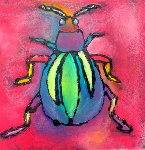 Art Talk Cres Symmetrical Bugs Insect Art Projects 4th Grade Art