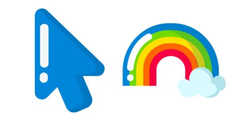 Minimal Rainbow cursor – Custom Cursor