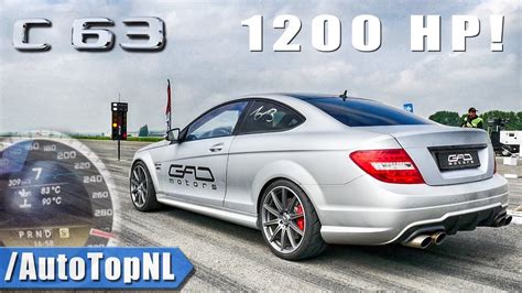 1200HP C63 AMG By GAD Motors 0 309km H ONBOARD 1 2 MILE By