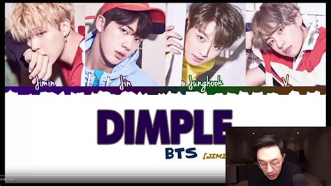 DJ REACTION To KPOP BTS Dimple Lyrics YouTube